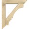 Ekena Millwork Balboa Traditional Rough Sawn Bracket w/ Offset Brace, Douglas Fir, 6"W x 28"D x 32"H BKT0604X28X32BOA01RDF - alternate 3